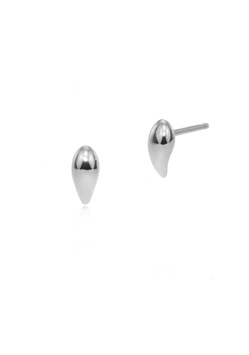 Lovebird small silver studs